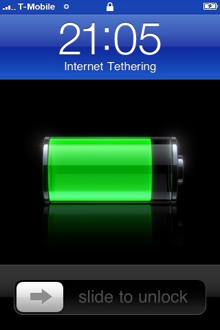 iPhone tethering