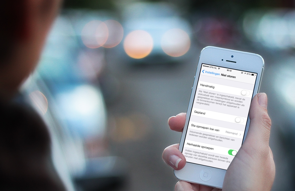 Niet storen instellen op iPhone