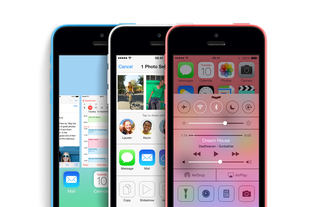 iPhone 5C en iOS 7: samen ontworpen