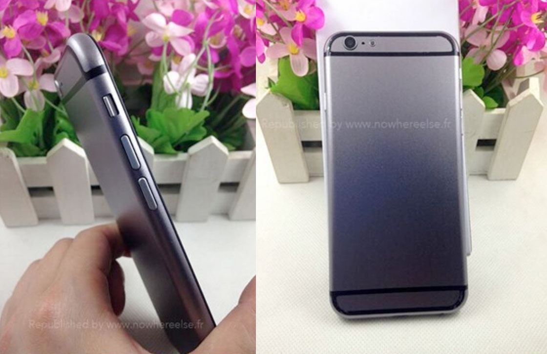 Check de nieuwe iPhone 6 mockup in de kleur Space Gray