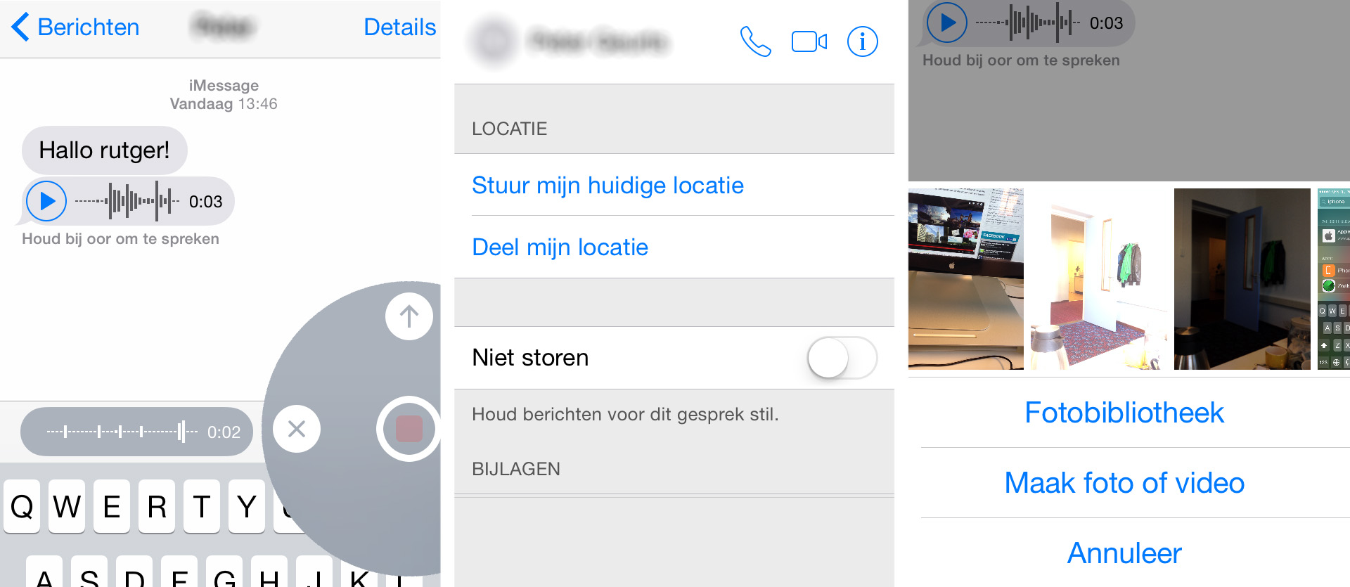 ios 8 berichten