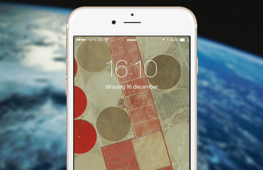 Deze satellietbeelden zijn perfecte iPhone-wallpapers