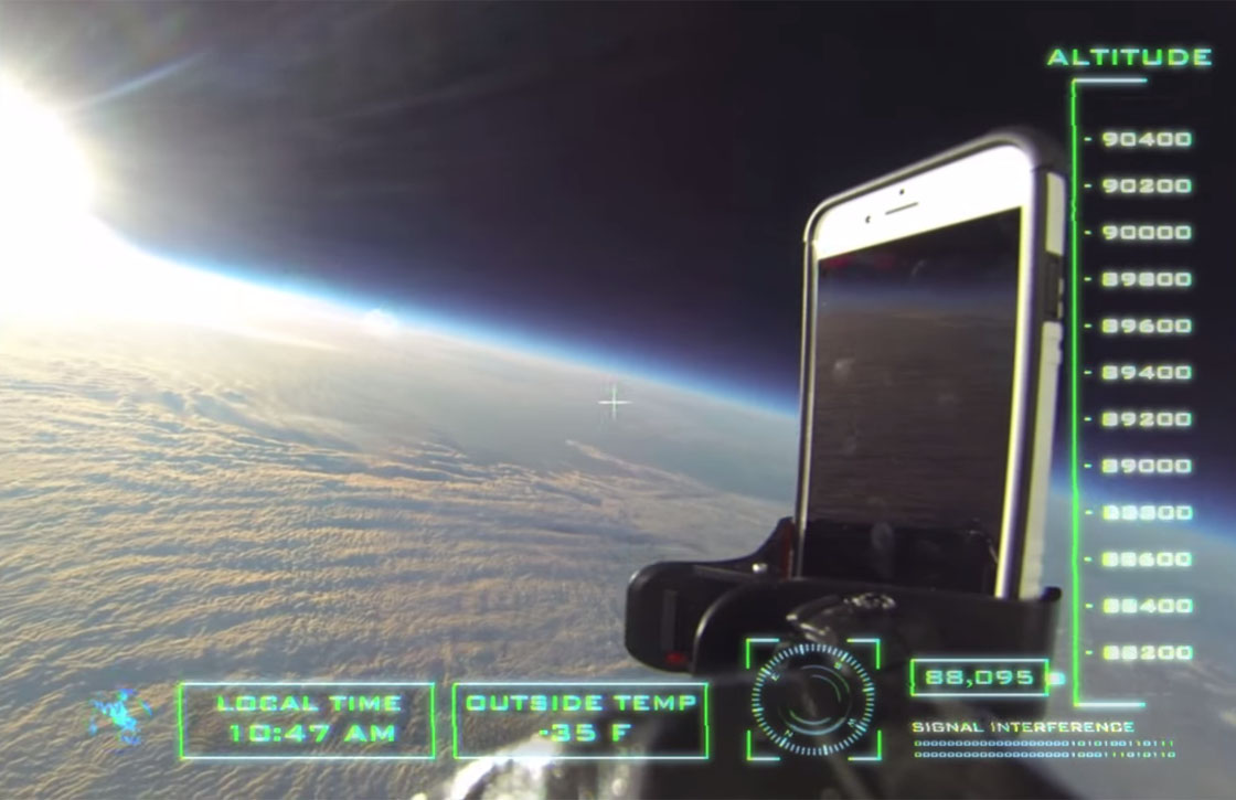 Video: overleeft de iPhone 6 een val van 30 kilometer?