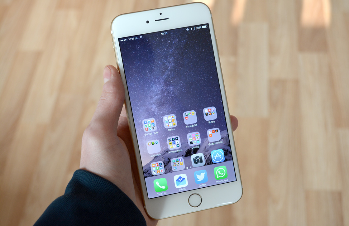 4 tips om de iPhone 6 Plus met één hand te besturen