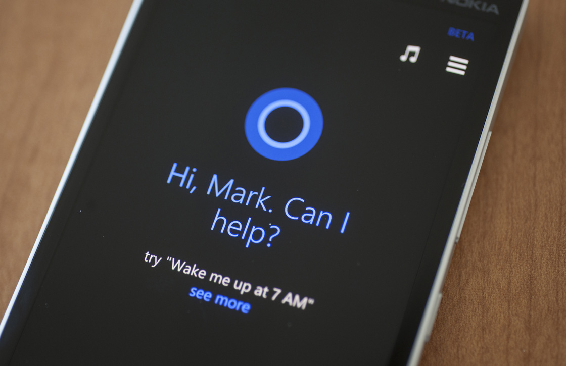 Microsofts Siri-concurrent Cortana komt mogelijk naar iOS