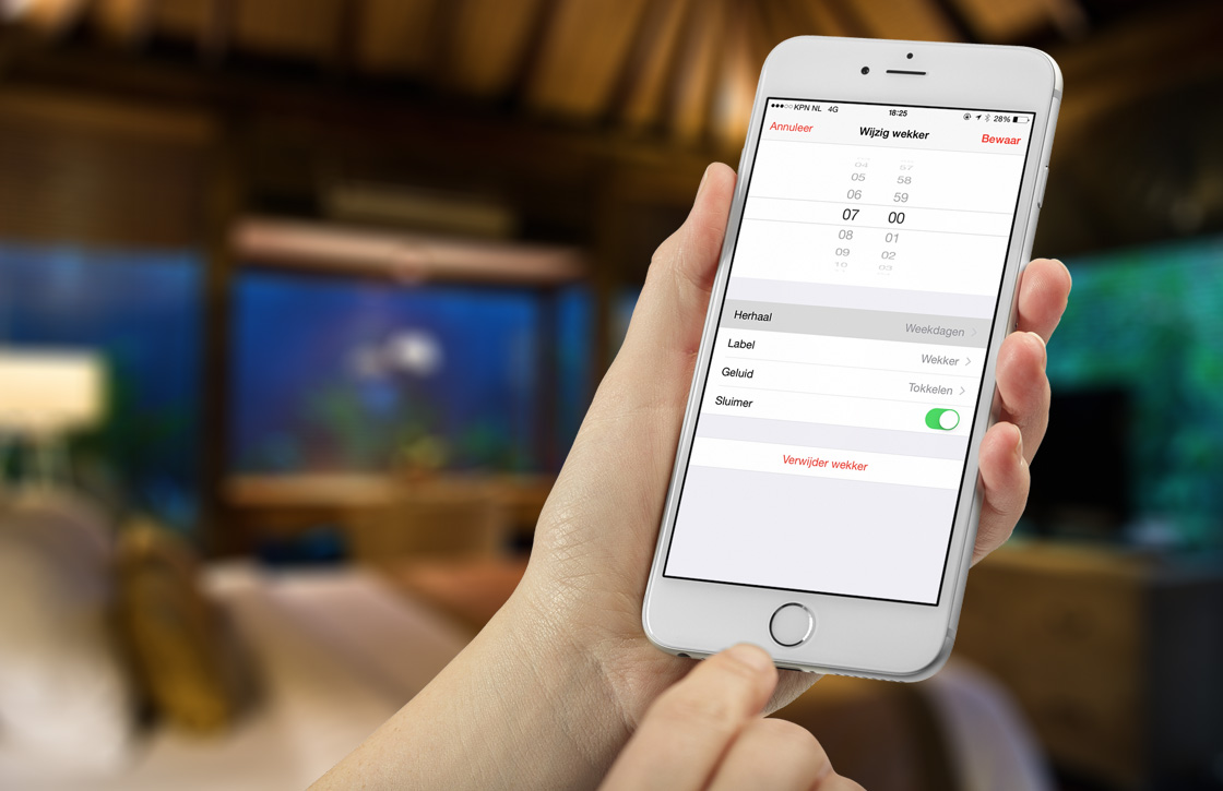 In 6 stappen je iPhone wekker instellen voor vaste dagen