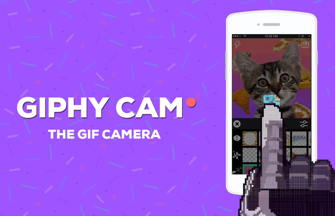 Giphy Cam: film je eigen gifjes met geinige effecten