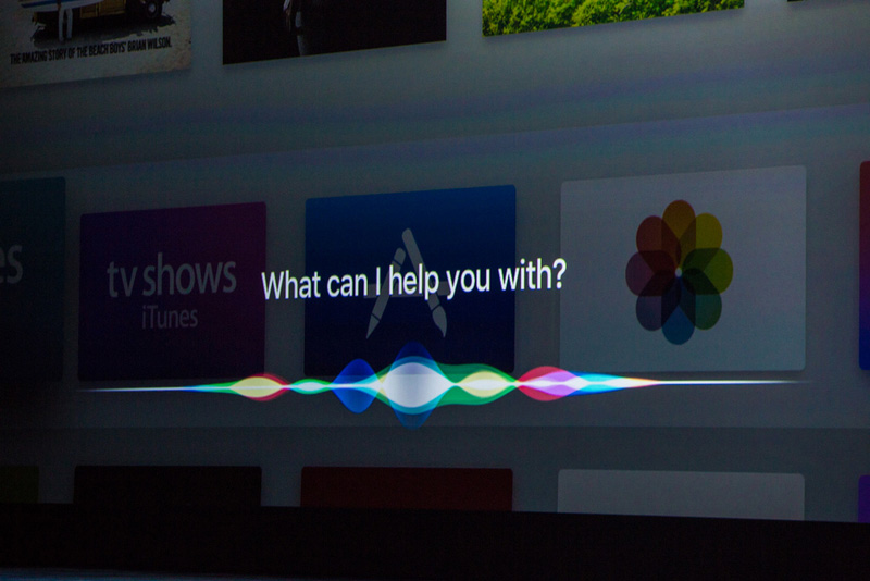 apple tv siri