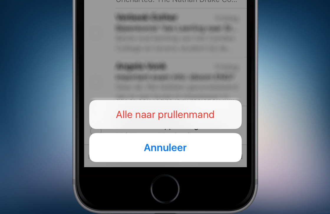 Zo verwijder je in één keer alle mails met iOS 9