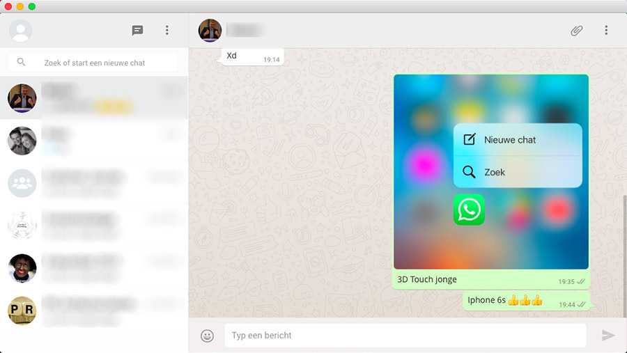 WhatsApp desktop-app