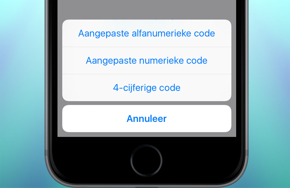 Zo breng je je toegangscode terug naar vier cijfers in iOS 9