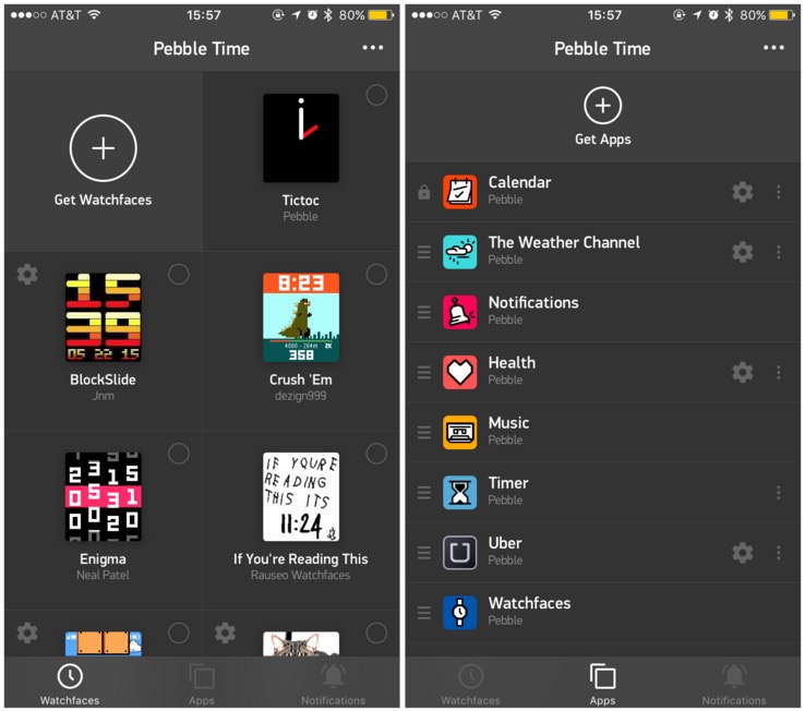 pebble app