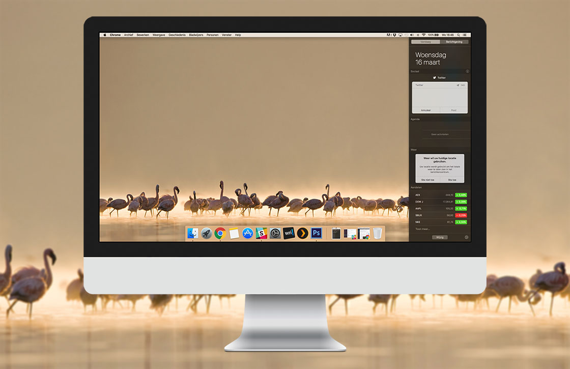 Tip: voeg sociale media toe aan het Berichtencentrum op de Mac