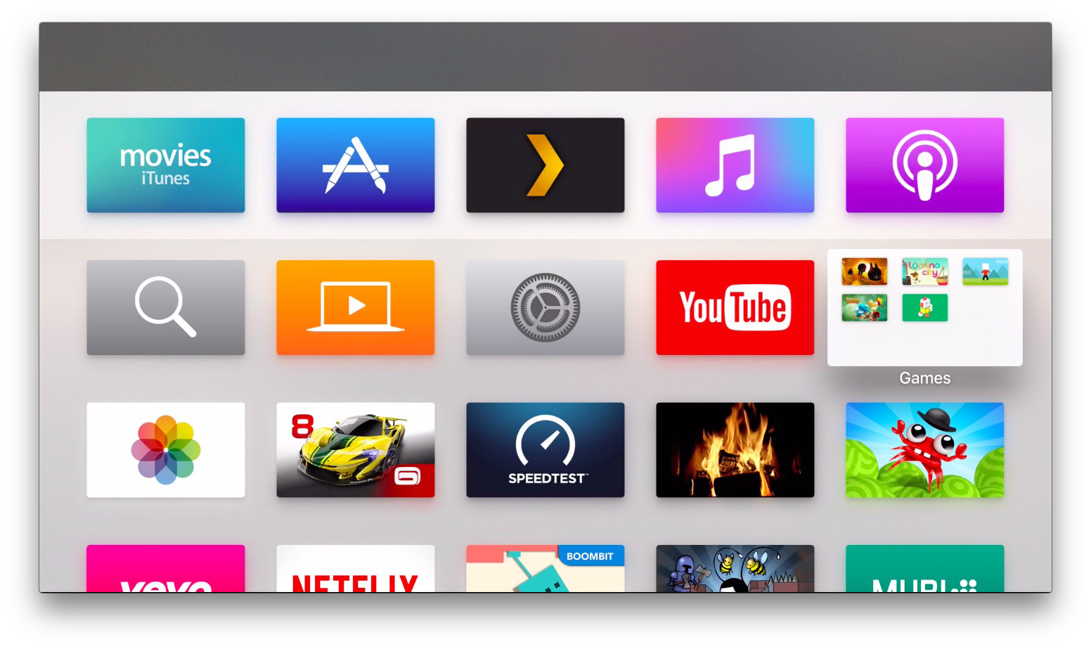 apple tv mapjes