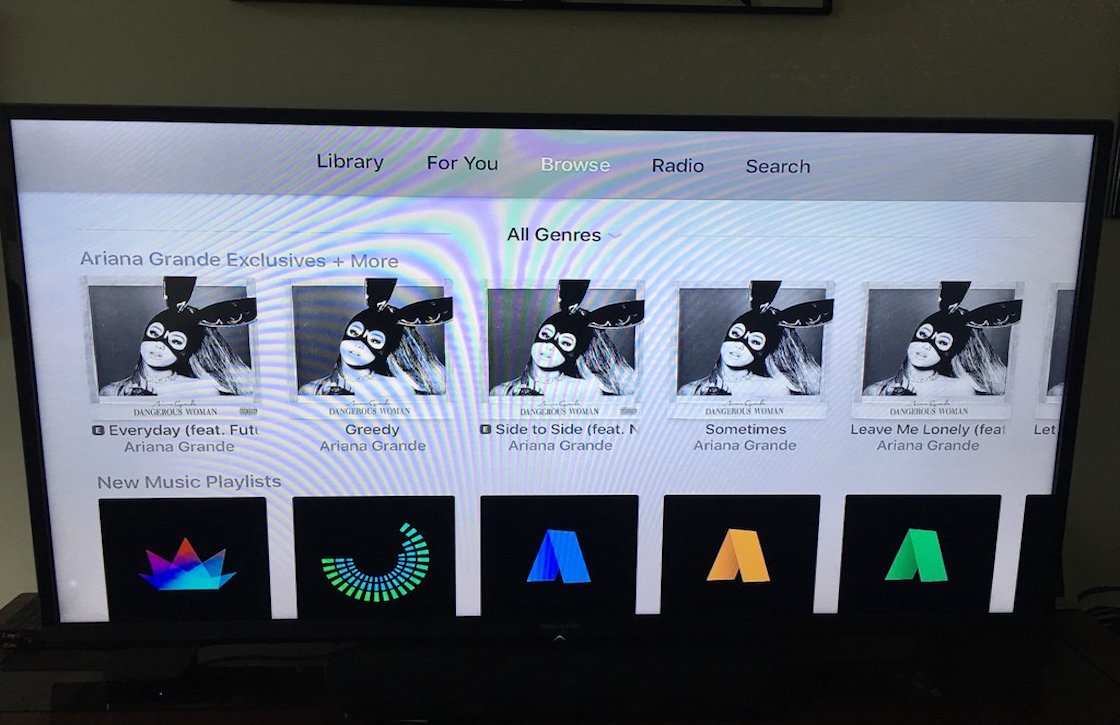 Apple TV Muziek-app