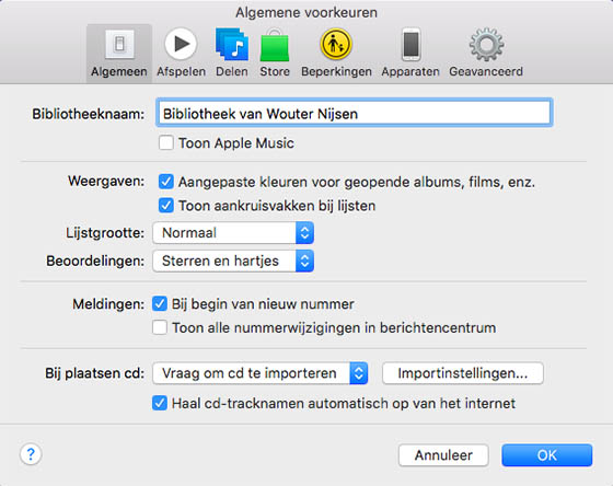 apple music verwijderen