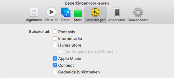 apple music verwijderen