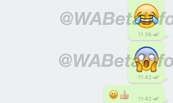 grotere emoji whatsapp