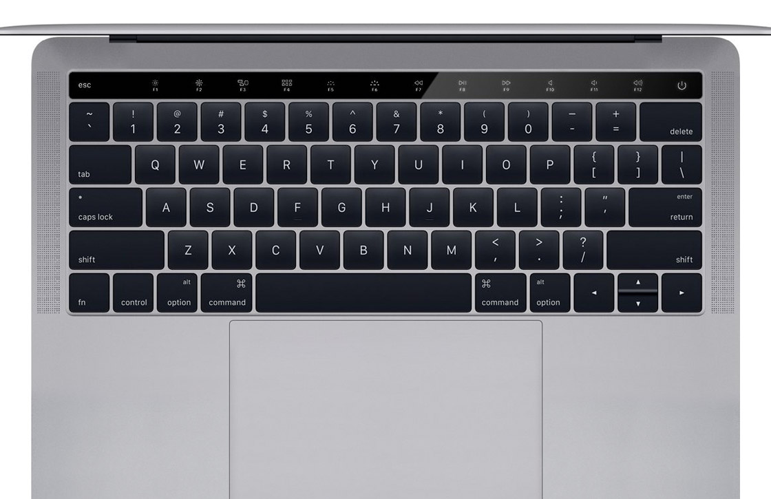 macbook pro oled-balk