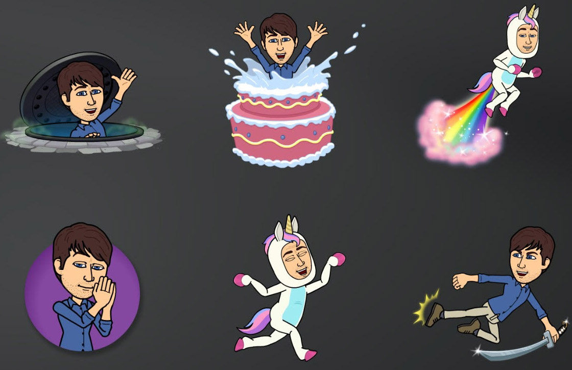 Plak stickers van jezelf en vrienden op Snapchat met Bitmoji