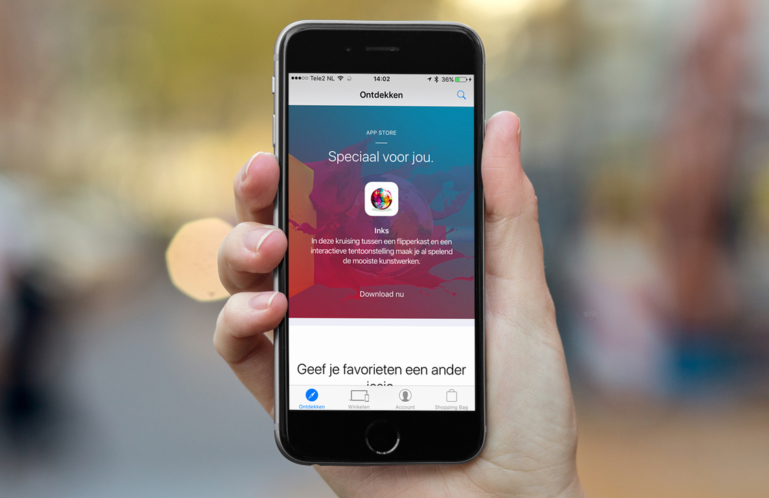 Zo download je Inks gratis via de Apple Store-app