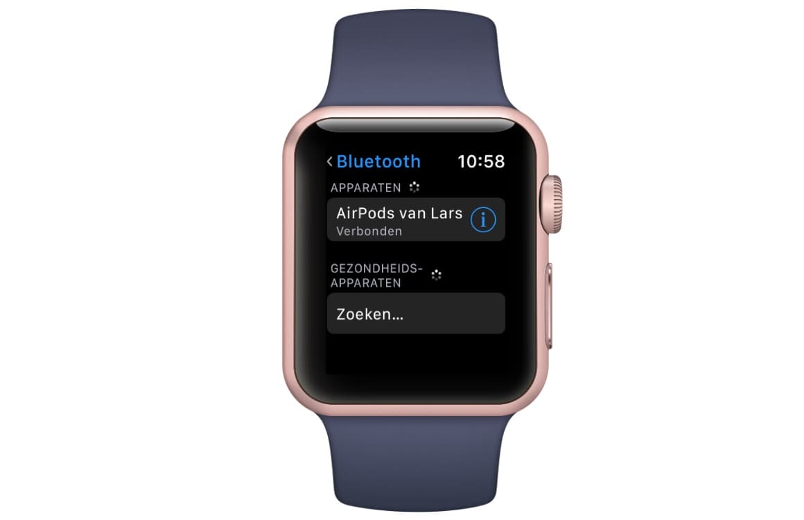 muziek op apple watch zetten