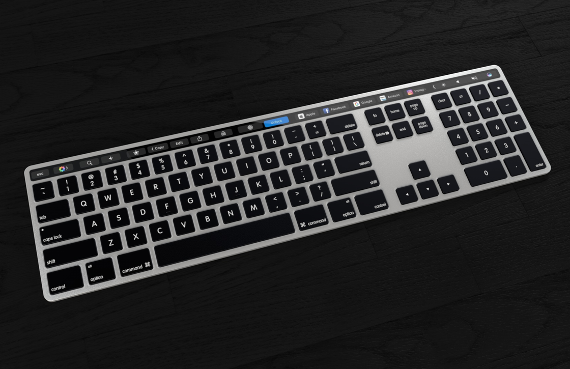 Zo kan een Magic Keyboard met Touch Bar eruit komen te zien