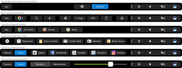 1password touch bar