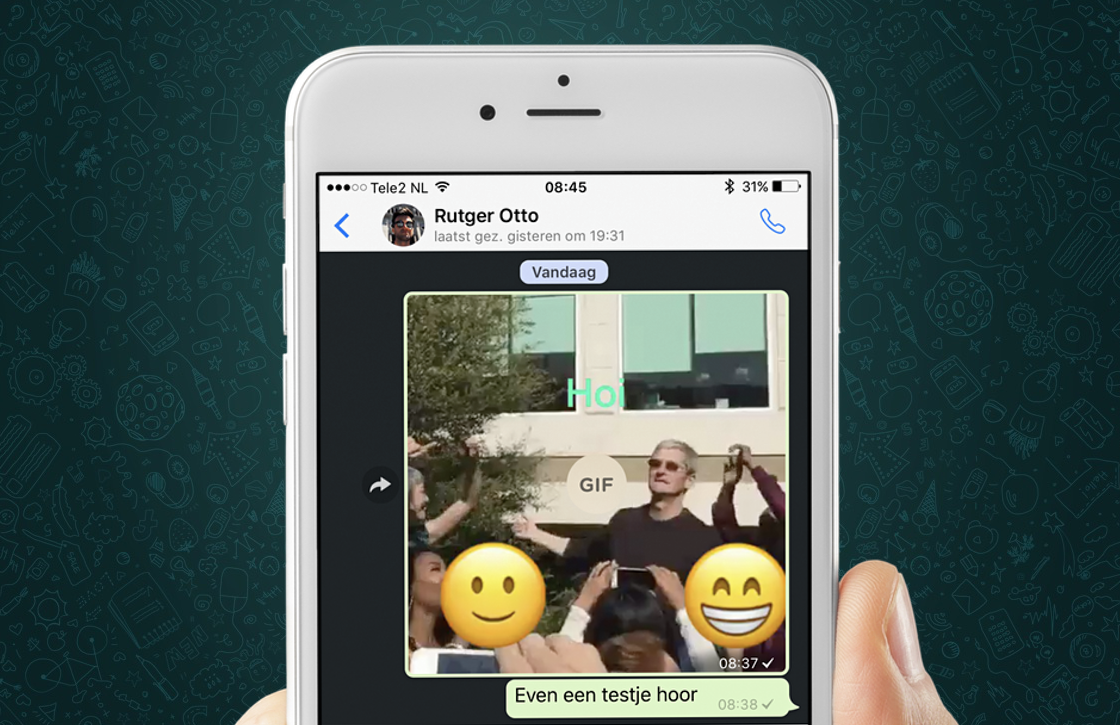 WhatsApp ondersteunt gifs! Zo verstuur je ze in 4 stappen