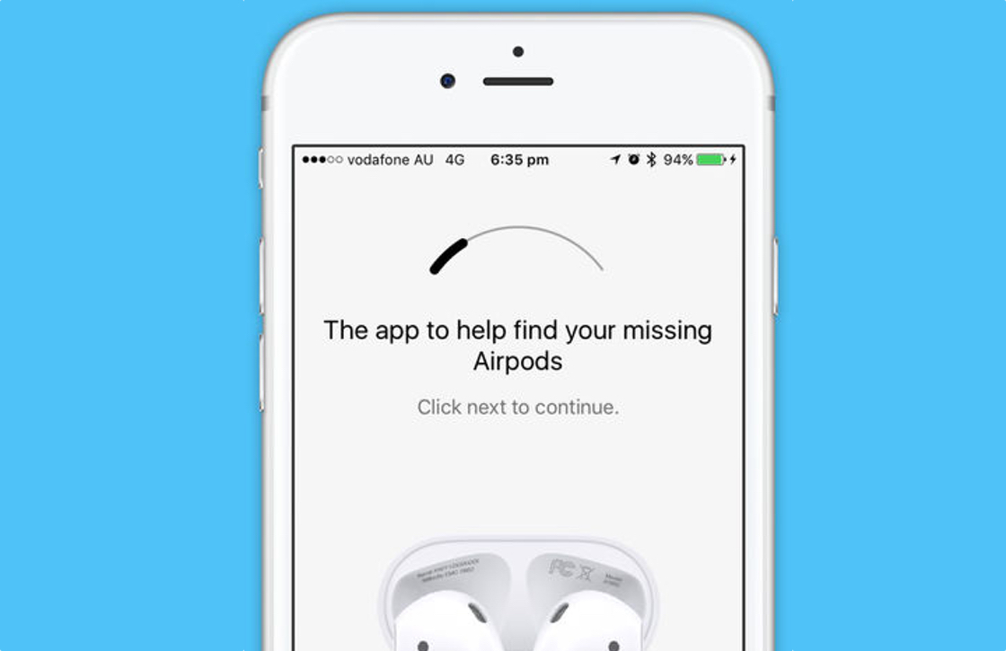 Finder for AirPods