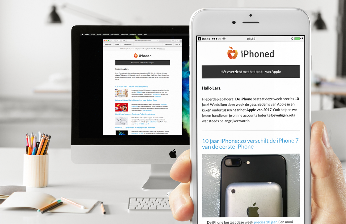 De iPhoned nieuwsbrief is vernieuwd! Krijg jij hem al in je mailbox?