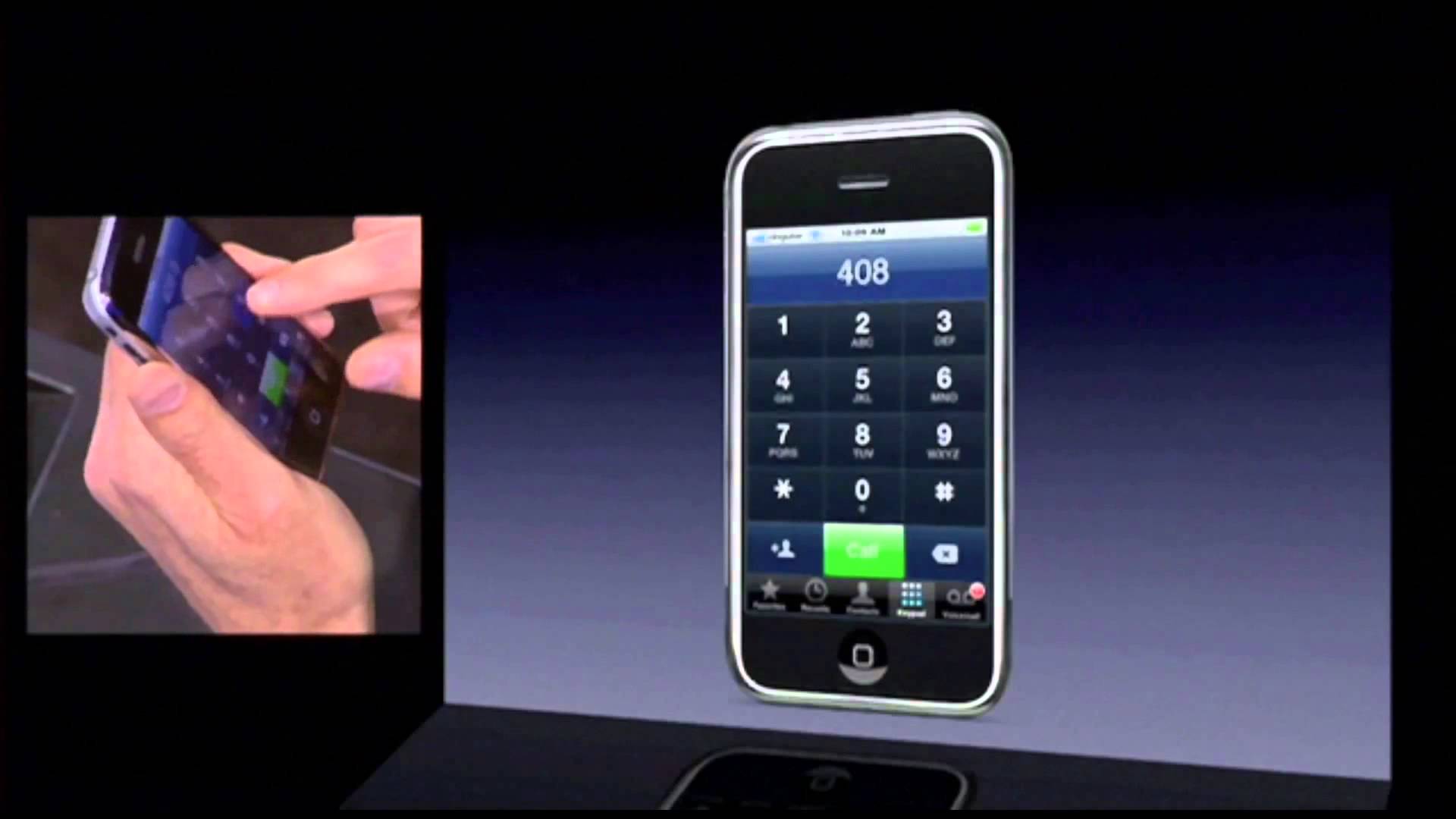 Steve Jobs iPhone demonstratie