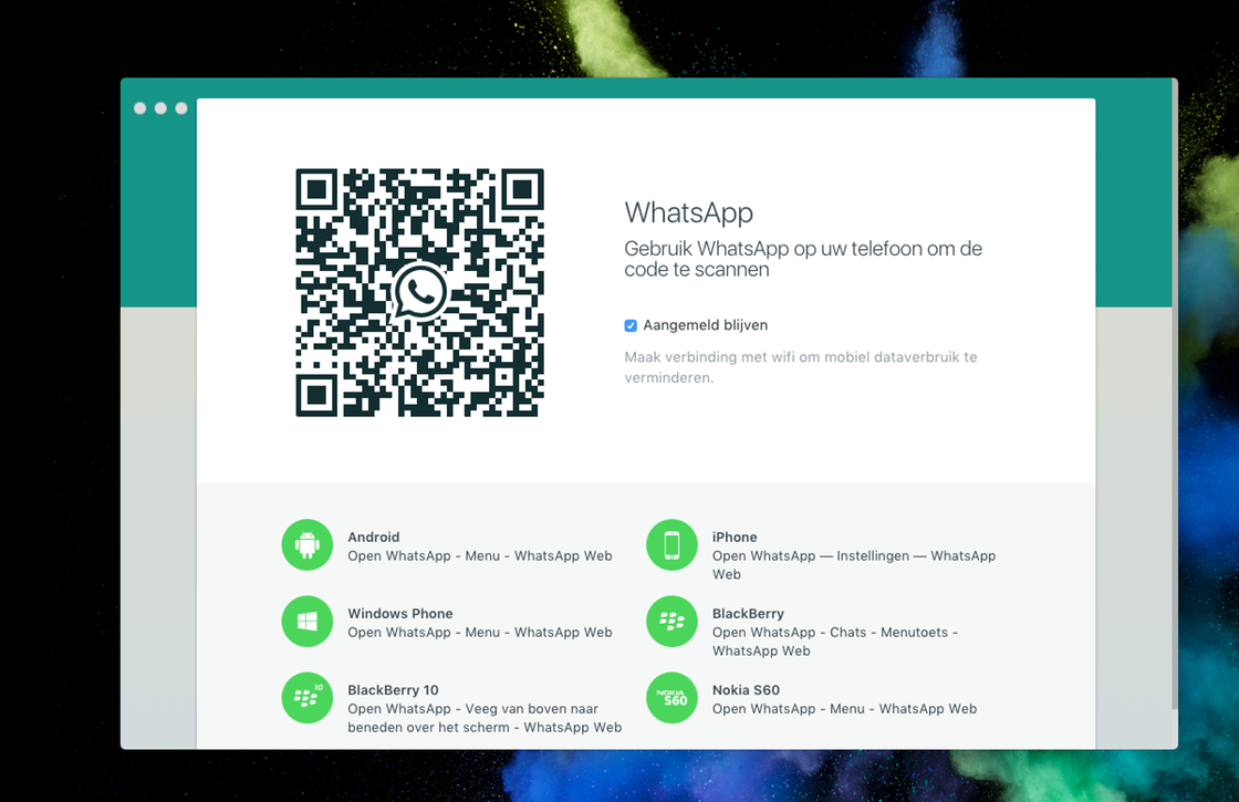 WhatsApp mac app