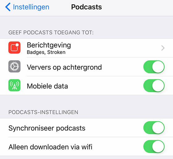 podcasts-app tips