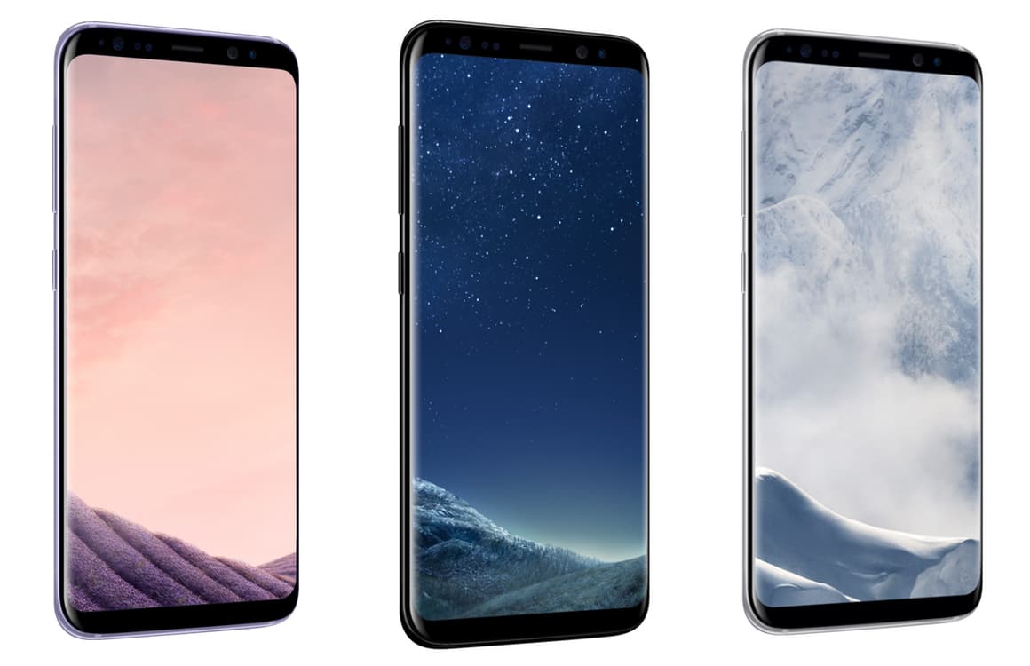 Galaxy S8 drie kleuren