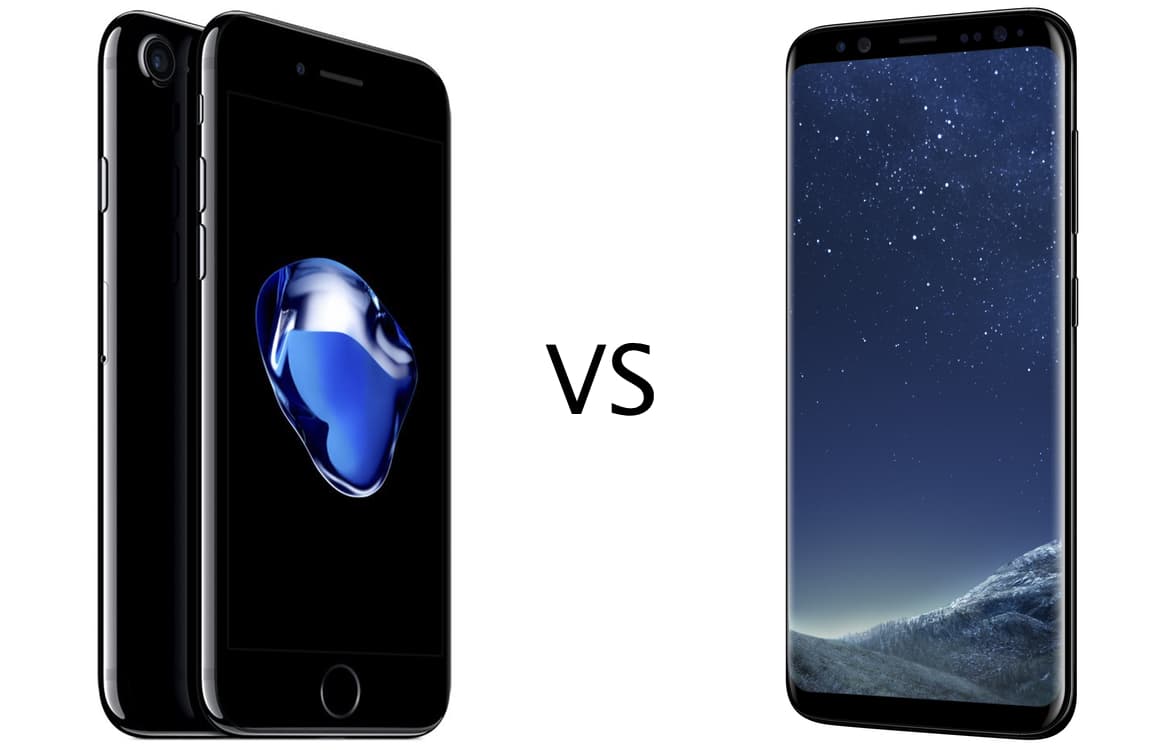 iPhone 7 vs Galaxy S8: specs, camera, design, accu en meer vergeleken