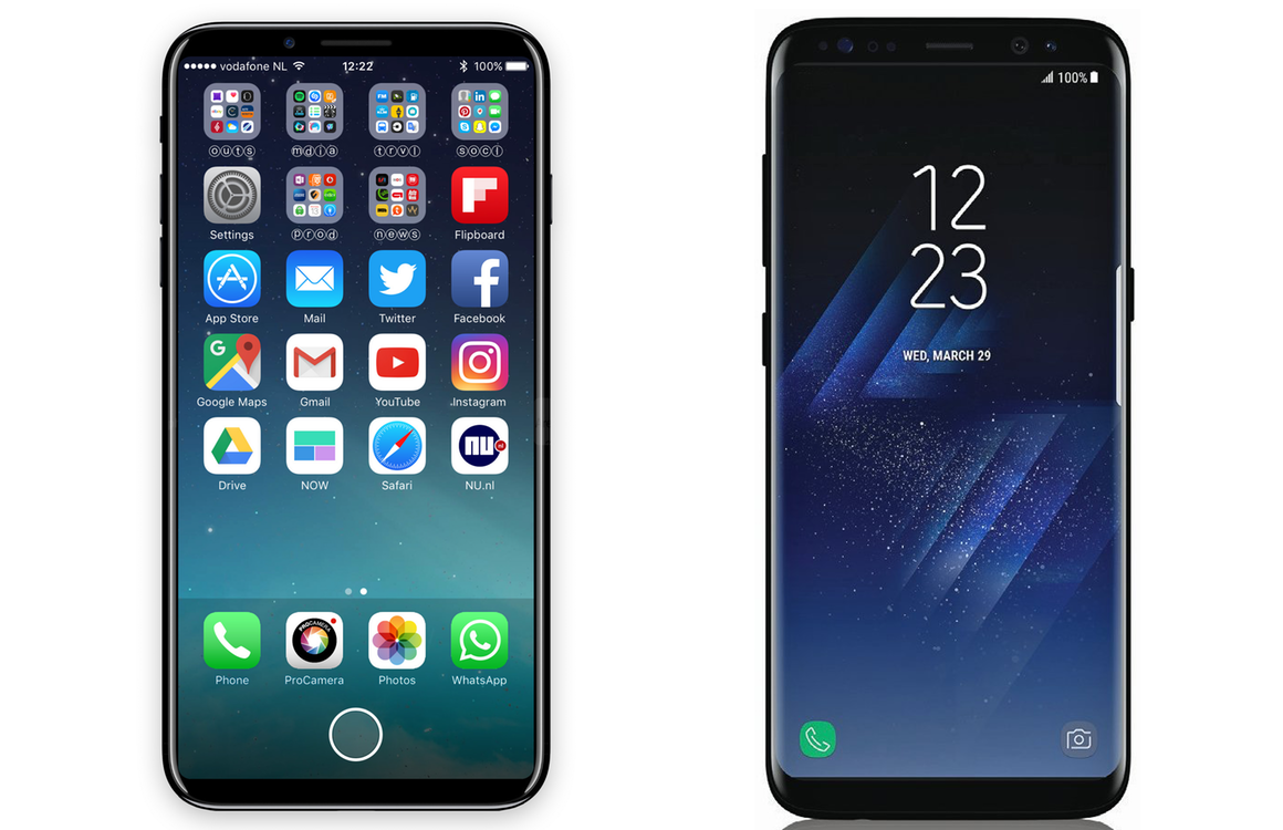 iPhone 8 vs Galaxy S8