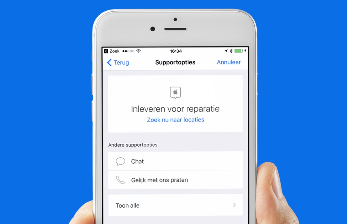 Met de Apple Support-app een reparatie inplannen: zo doe je dat