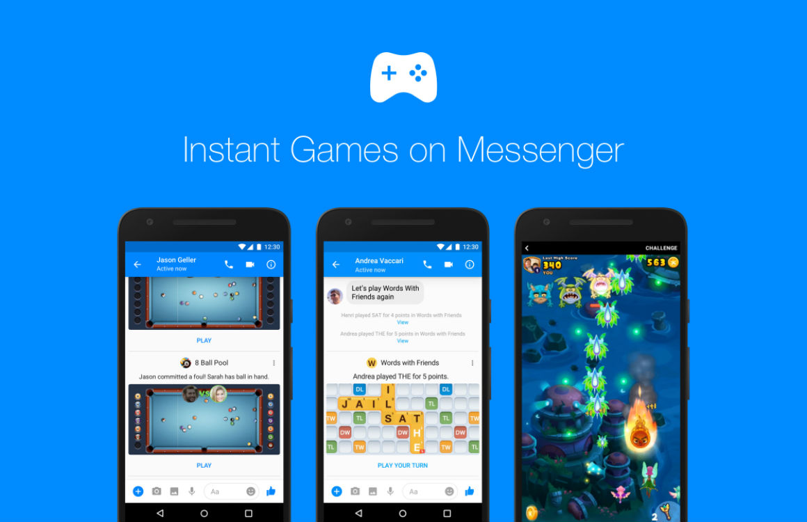 Facebook Messenger Games nu voor iedereen met bijna 50 titels