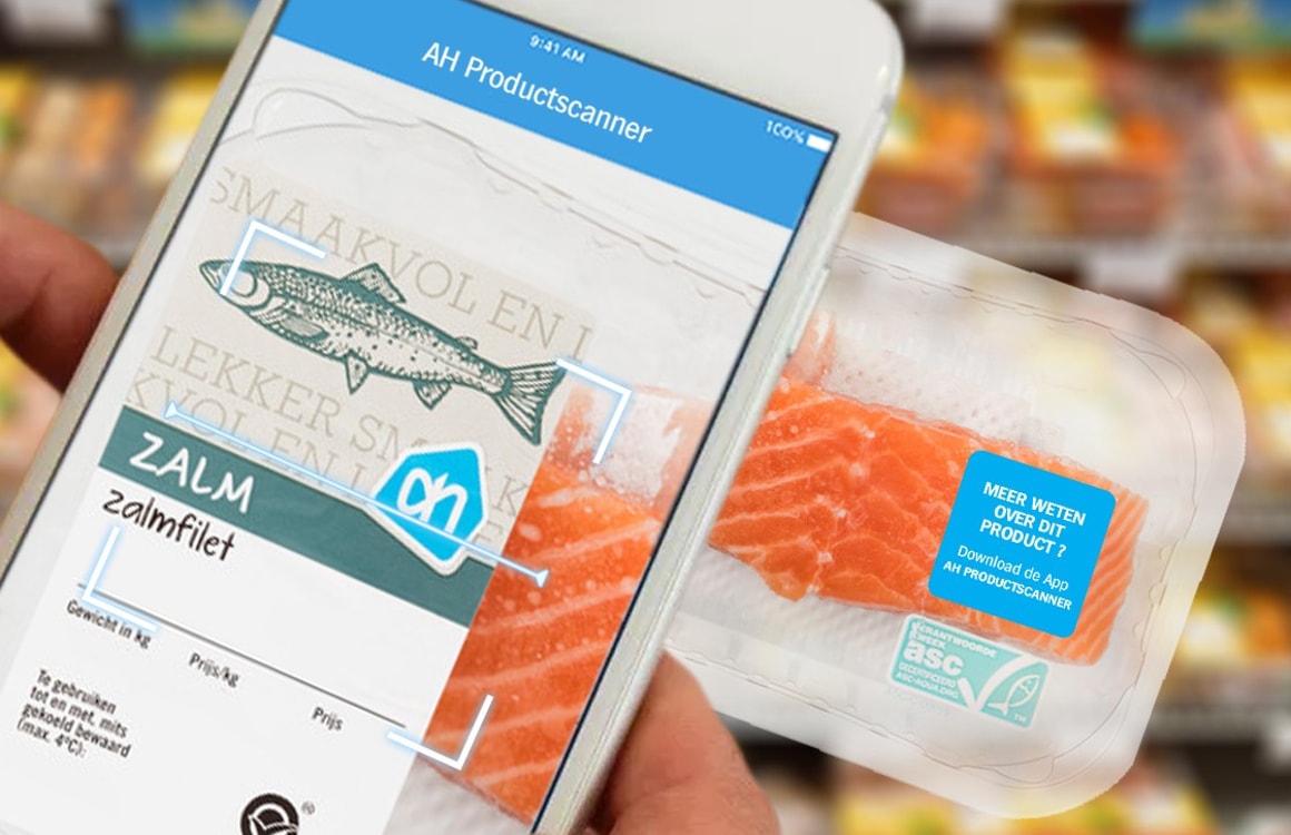 AH Productscanner: boodschappen doen met augmented reality