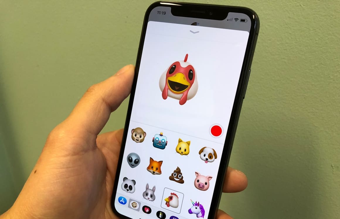 Tip: Zo neem je langere Animoji-filmpjes dan tien seconden op