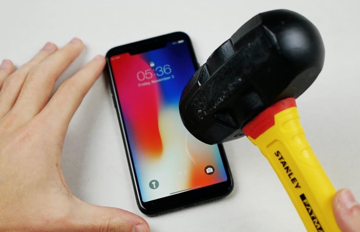 Droptest: ‘iPhone X is de meest breekbare iPhone ooit’