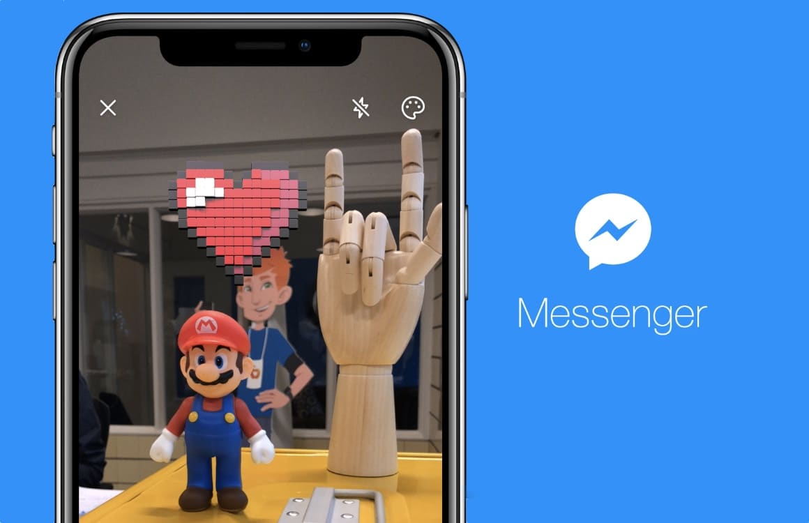 Zo werken de eerste AR-filters van Facebook Messenger