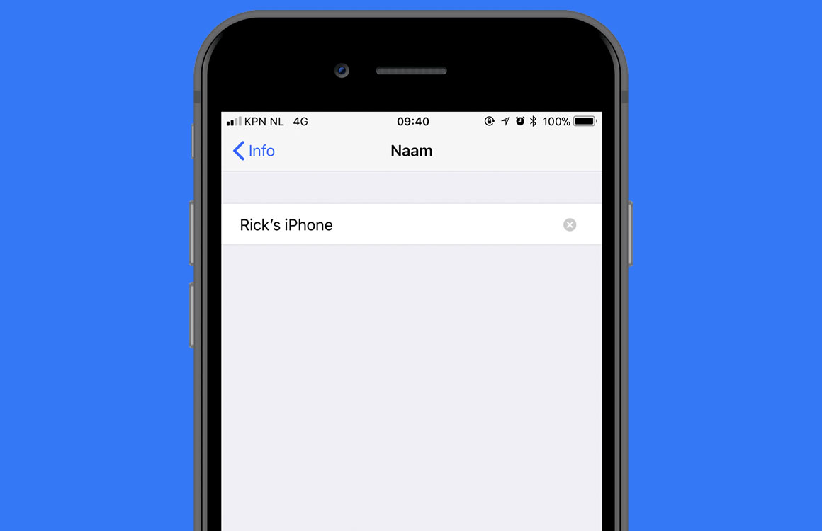In 4 stappen de naam van je iOS-toestel aanpassen