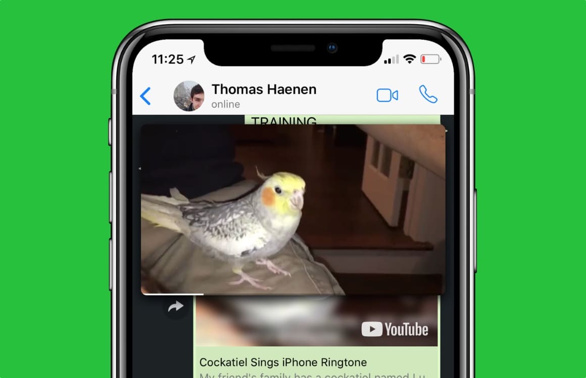 WhatsApp lanceert picture-in-picture videospeler, gaat spam actief weren