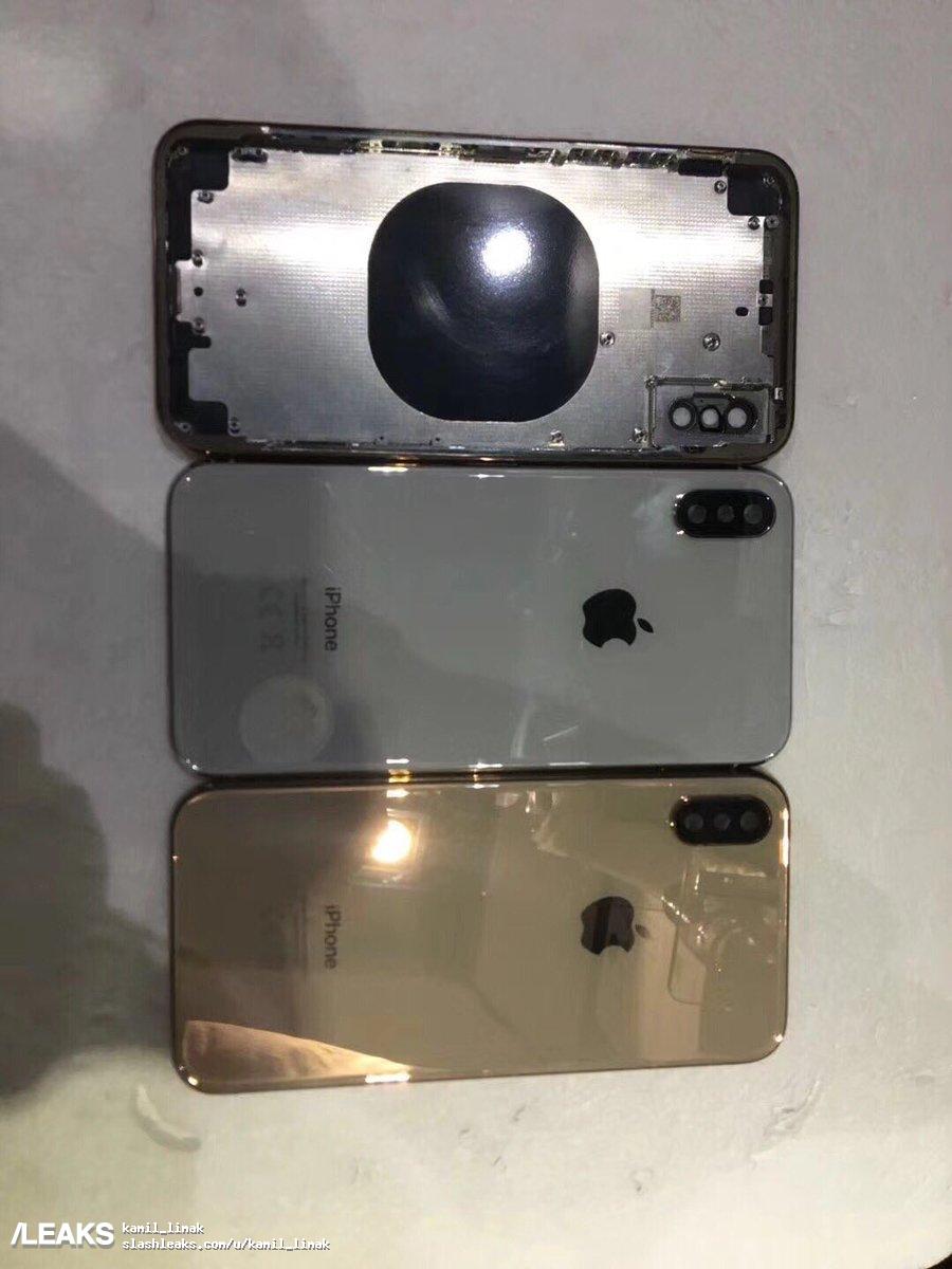 iPhone X Plus goud slashleaks