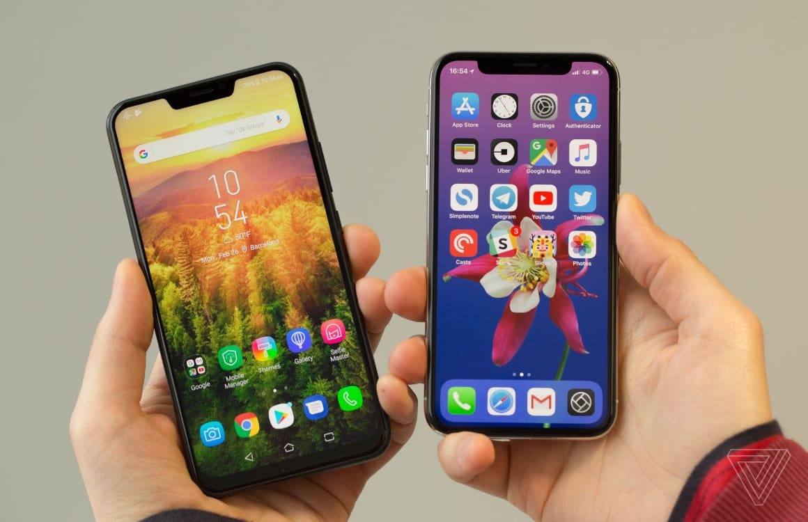 Opinie: Android omarmt de iPhone X notch met schaamteloze klonen