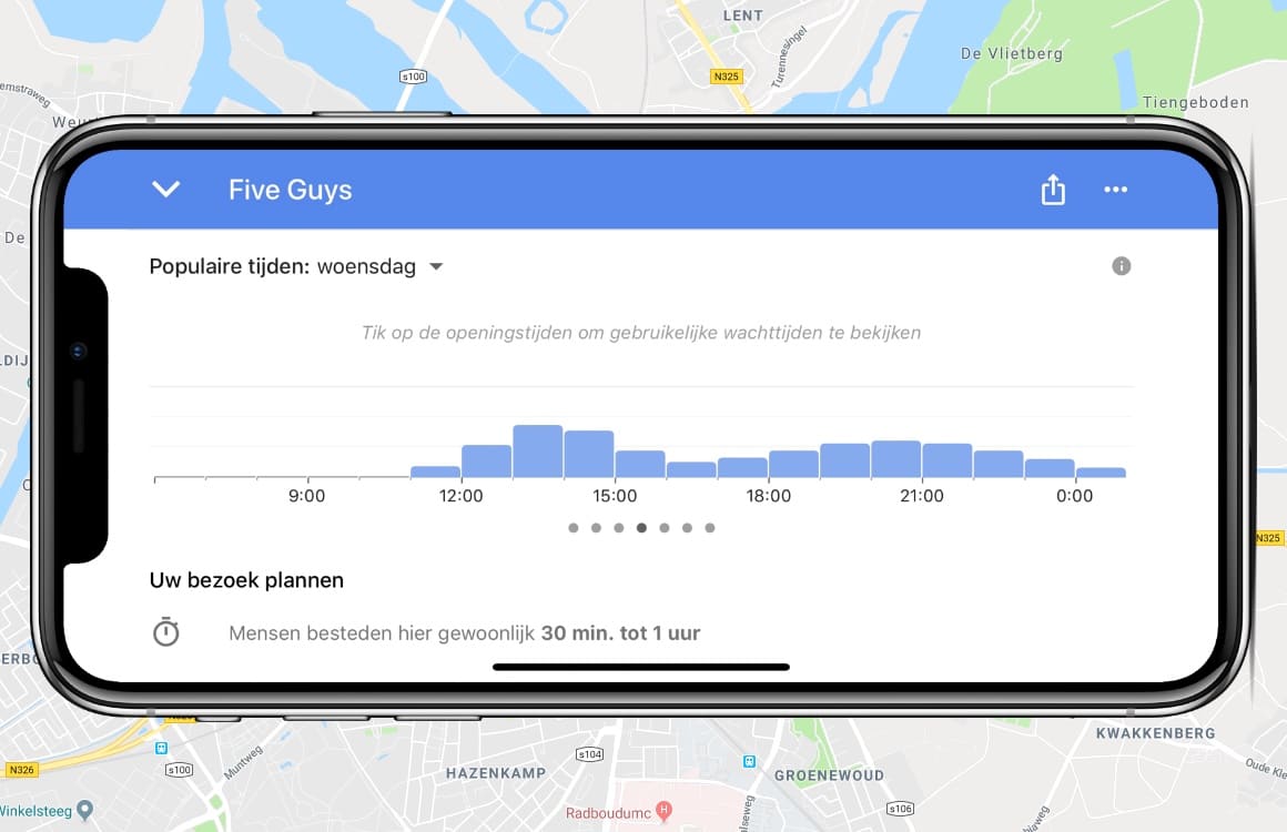 Google Maps toont nu drukte bij restaurants en verbetert reviews