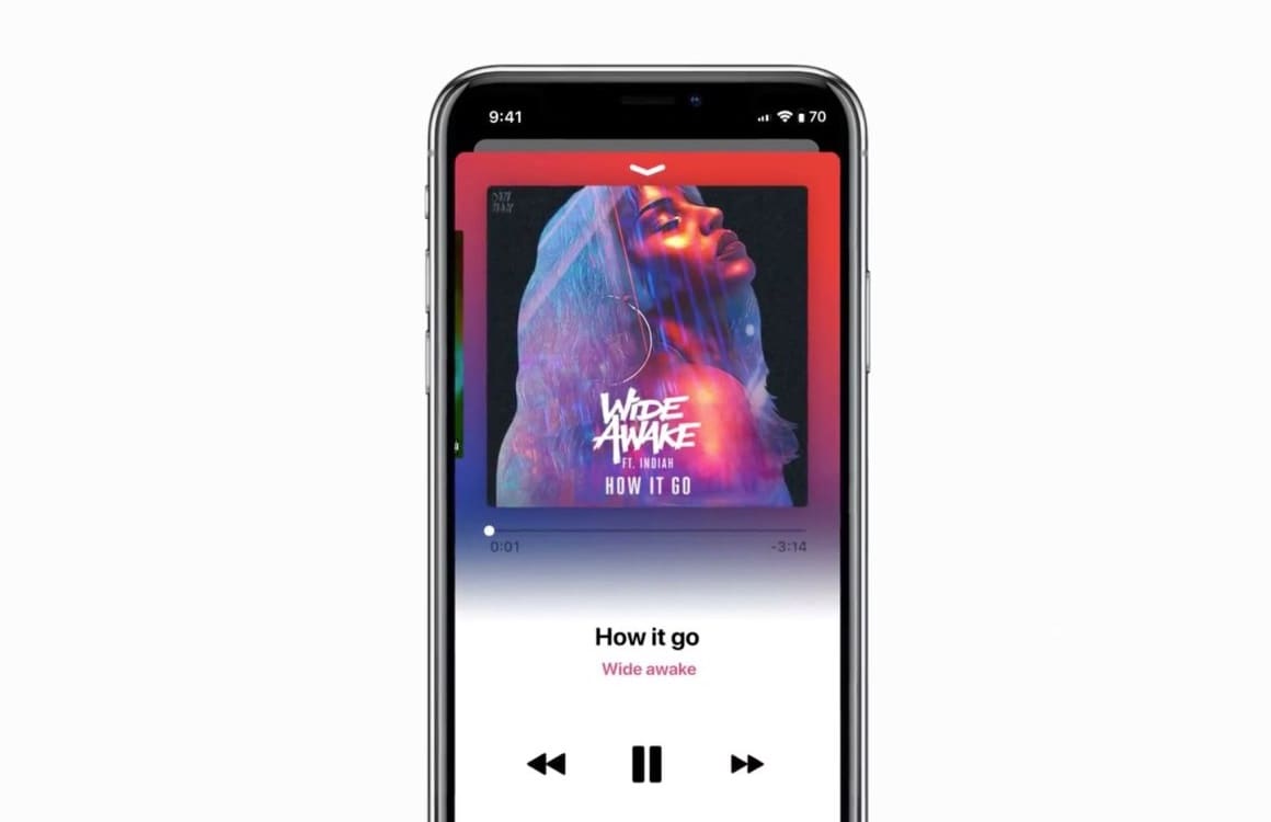 iOS 12 Muziek-app concept