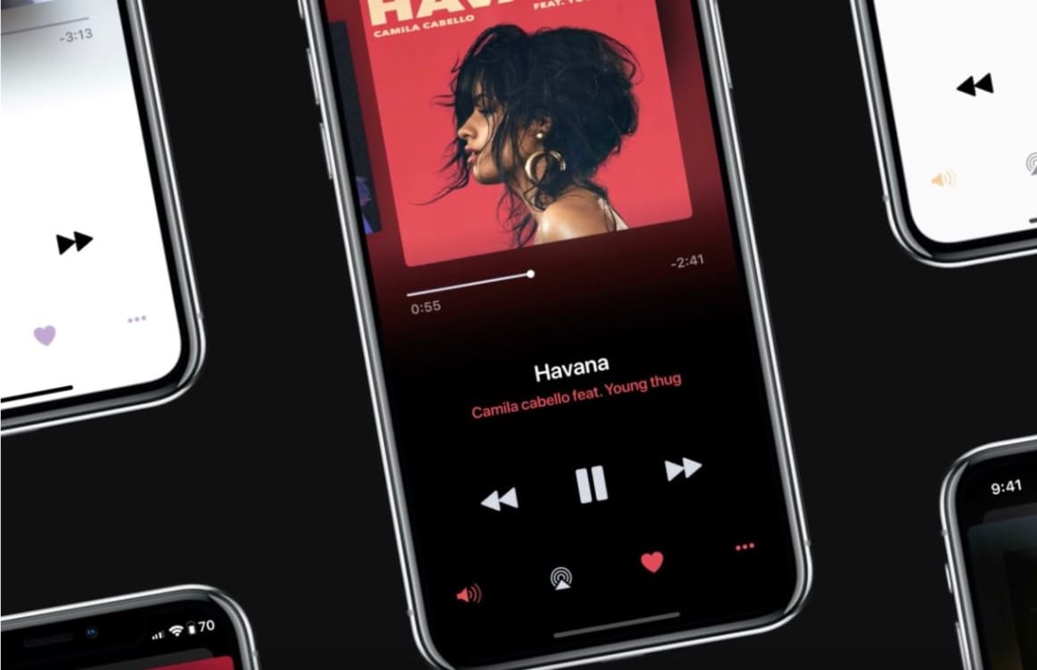 iOS 12 Muziek-app concept